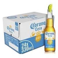 Cerveja Corona Long Neck Zero 330ml (Caixa com 24)
